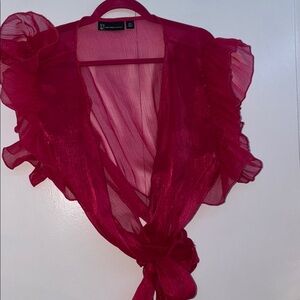 NY&C Pink Sheer Top
